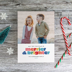 Moge dit kerst nog een vrolijker en lichter zijn feestdagenkaart