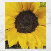 Moge elke dag zonneschijn zijn! wijn etiket (Enkel label)