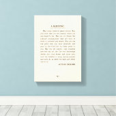 Moge er vandaag vrede heersen binnen canvas afdruk (Insitu (Houten vloer))