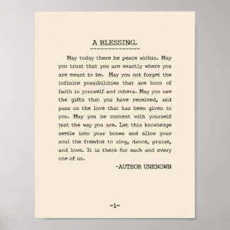 Moge er vandaag vrede heersen binnen poster