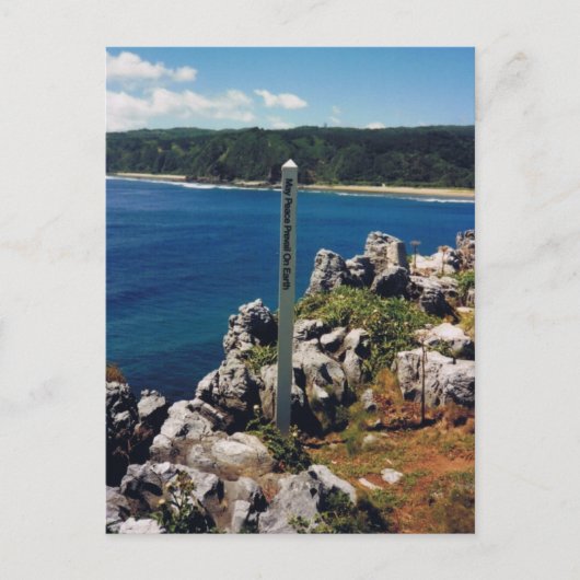 Moge er vrede heersen op aarde! briefkaart (Voorkant)