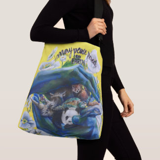 Moge er vrede heersen op aarde Internationale arti Crossbody Tas