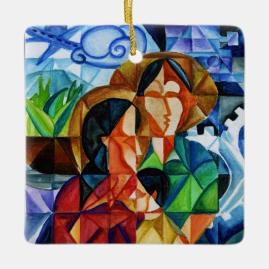 Moge er vrede heersen op aarde Internationale arti Keramisch Ornament (Voorkant)