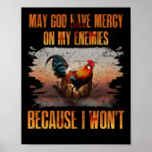 Moge God genade hebben op mijn vijanden, want ik z Poster (Voorkant)