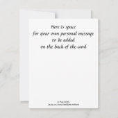 "Moge God je...gezegde rood hart Notitiekaartje (Achterkant)