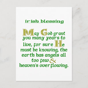 Moge God je vele jaren geven Briefkaart