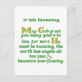 Moge God je vele jaren geven Briefkaart