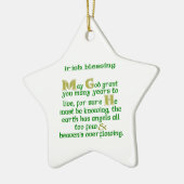 Moge God je vele jaren geven Keramisch Ornament (Links)