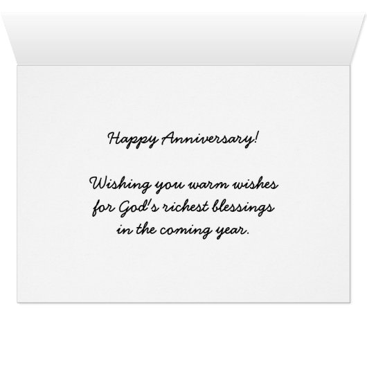 Moge God je zegenen met Joy op je Jubileum (Binenzijde Horizontaal (Onderkant))