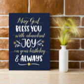 Moge God je zegenen met Joy op je verjaardag