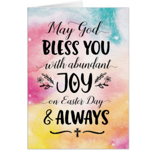 Moge God je zegenen met Joy op Pasen