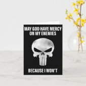 Moge God mijn vijanden genadig zijn, want ik ben h Kaart (Gele Bloem)