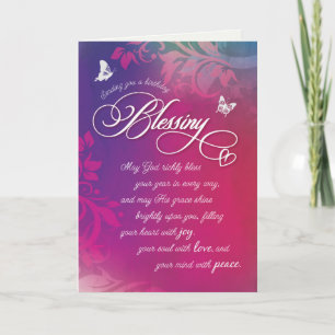 Moge God Richly Uw Jaar in elke richting Kaarten