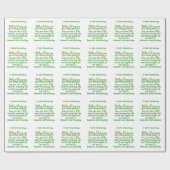 Moge God u vele jaren Ierse zegen schenken Cadeaupapier (Vlak)