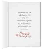 Moge God u zegenen met vreugde over Thanksgiving (Binnen (Rechts))