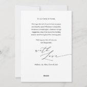 Moge het allemaal een vrolijk kerstfeest zijn Fami Feestdagenkaart (Achterkant)