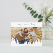 Moge het allemaal vrolijk zijn, familiefoto, minim briefkaart (Staand voorkant)