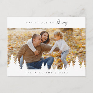 Moge het allemaal vrolijk zijn, familiefoto, minim briefkaart