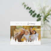 Moge het allemaal vrolijk zijn, familiefoto, minim briefkaart (Staand voorkant)