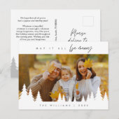 Moge het allemaal vrolijk zijn, familiefoto, minim briefkaart (Voorkant / Achterkant)