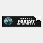 Moge het bos bij je zijn bumpersticker (Voorkant)