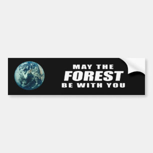 Moge het bos bij je zijn bumpersticker