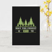 Moge het bos bij je zijn kaart (Gele Bloem)