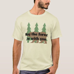 Moge het bos bij je zijn t-shirt