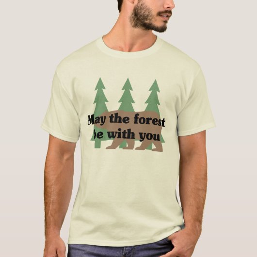 Moge het bos bij je zijn t-shirt (Voorkant)