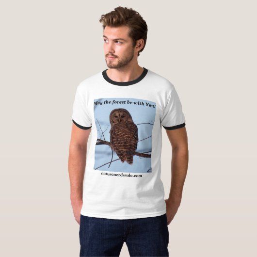 Moge het bos bij jou zijn! versperrale versie t-shirt (Voorkant volledig)