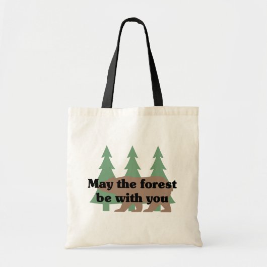 Moge het bos bij u Canvas tas zijn (Voorkant)