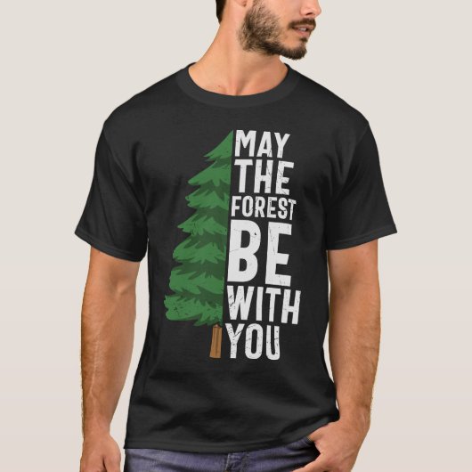 Moge het bos bij u zijn t-shirt (Voorkant)