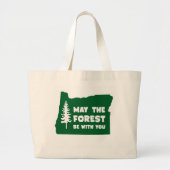 Moge het bos met je oregon zijn grote tote bag (Voorkant)