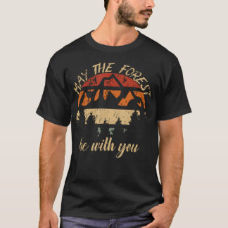 Moge Het Bos Met Je Zijn Natuur Wetenschapper Aard T-shirt