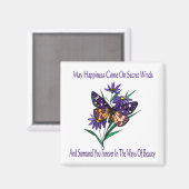 Moge het geluk komen magneet (Voorkant / Achterkant)