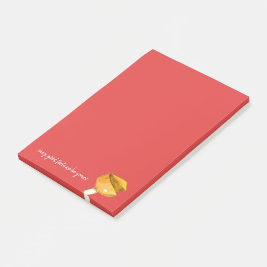 Moge het geluk van jou koekjesrood zijn post-it® notes (Schuin)
