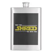 Moge het geschut bij jou zijn heupfles (Voorkant)