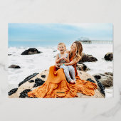 Moge het Licht van Christus op U schijnen Folie Feestdagenkaart (Achterkant)