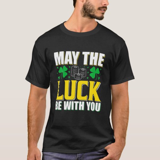 Moge het lukken bij je zijn, St. Patrick's Day Fun T-shirt (Voorkant)