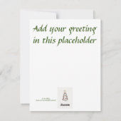 Moge het Wonder van Seizoen Uw tekst zijn Feestdagenkaart (Achterkant)