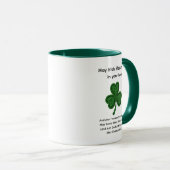 Moge Ierse Zegeningen in Uw Hart Zijn St. Patrick Mok (Voorkant rechts)