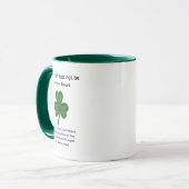 Moge Ierse Zegeningen in Uw Hart Zijn St. Patrick Mok (Voorkant links)
