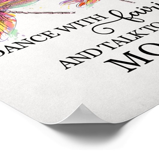 Moge je aanraken met libellen, Dans met Fairies Po Poster (Hoek)