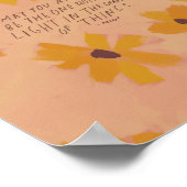 "Moge je altijd degene zijn die licht opmerkt..." Poster (Hoek)