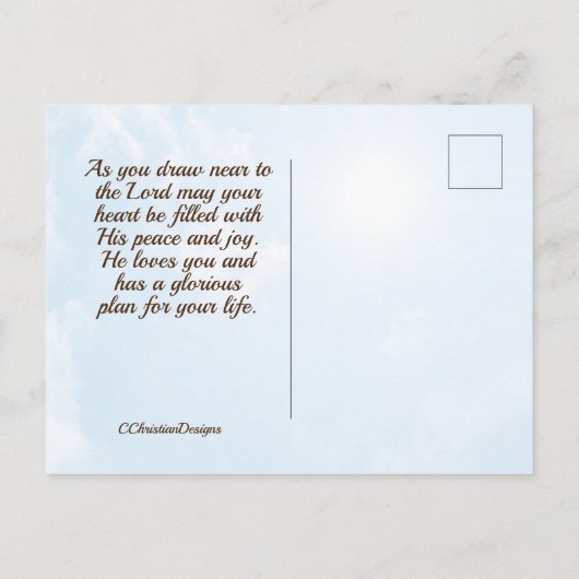 Moge je dag worden gevuld met Blessings, Iers Briefkaart (Achterkant)