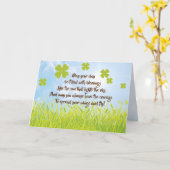 Moge je dag worden gevuld met Blessings, Iers Kaart (Gele Bloem)