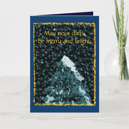 Moge je dagen prettig zijn feestdagen kaart (Voorkant)