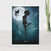 Moge je dansen met feeën Ierse dans verjaardag Kaart (Achterkant)