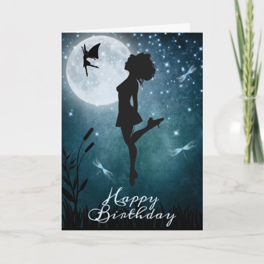 Moge je dansen met feeën Ierse dans verjaardag Kaart (Voorkant)