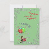 Moge je de gelukkigste wijn en ballon hebben kaart (Voorkant)